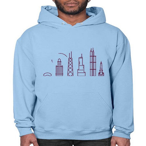 Chicago 570# - cities- Hoodie