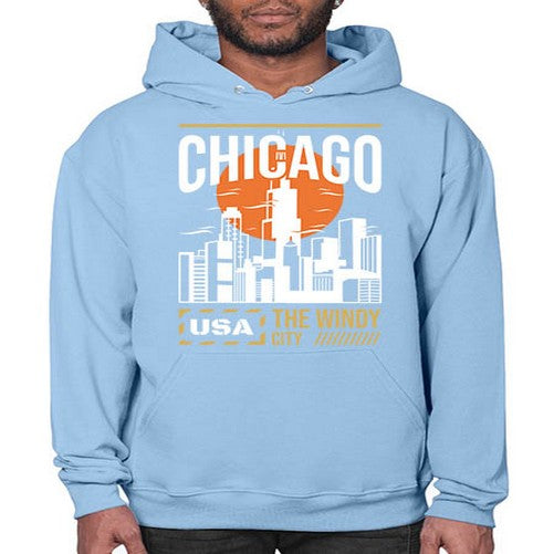 Chicago 571# - cities- Hoodie
