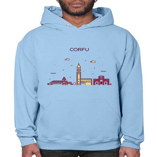 Corfu 629# - cities- Hoodie