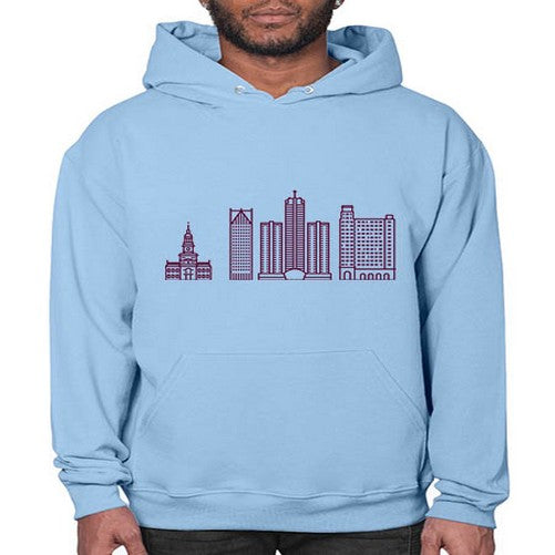 DetroitMI 664# - cities- Hoodie