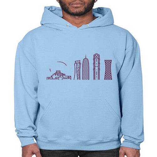 Doha 672# - cities- Hoodie