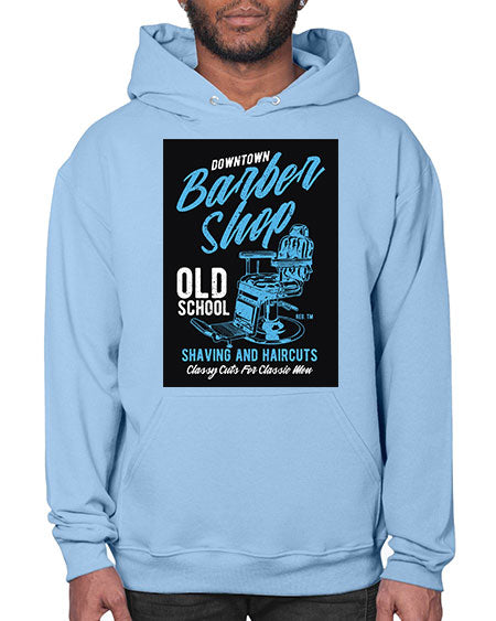 Downtown Barbershop CS729# - barber- Hoodie