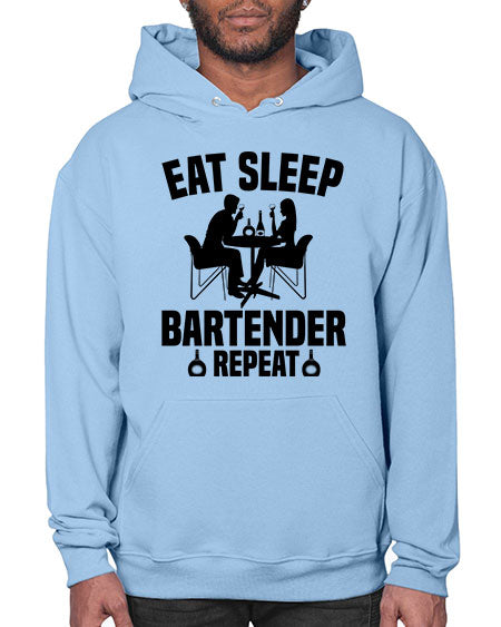 Eat sleep Style 130# - bartender- Hoodie