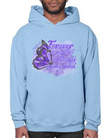 Forever In My Hear Alzheimer 149# - alzheimers- Hoodie