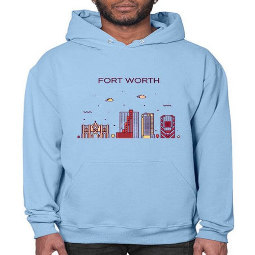 FortWorth 740# - cities- Hoodie