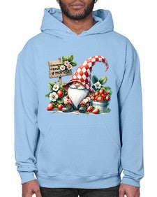 Gnome Strawberry Patch 999# - strawberry- Hoodie