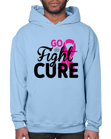 Go Fight Cure 23# - breast cancer- Hoodie