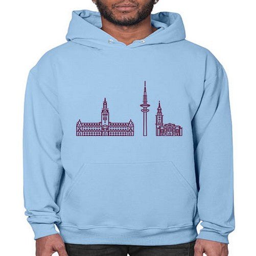 Hamburg 806# - cities- Hoodie