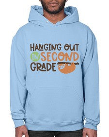 Hanging Out in Second 235# - second grade- Hoodie
