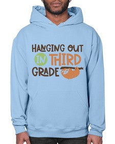 Hanging Out in Third 236# - third grade- Hoodie
