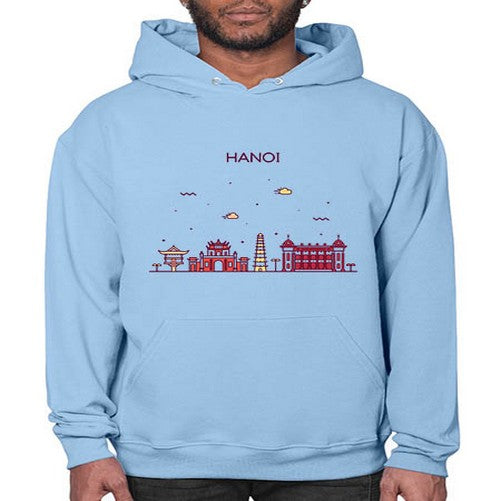 Hanoi 814# - cities- Hoodie