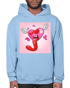 Heart 139# - cartoon general- Hoodie