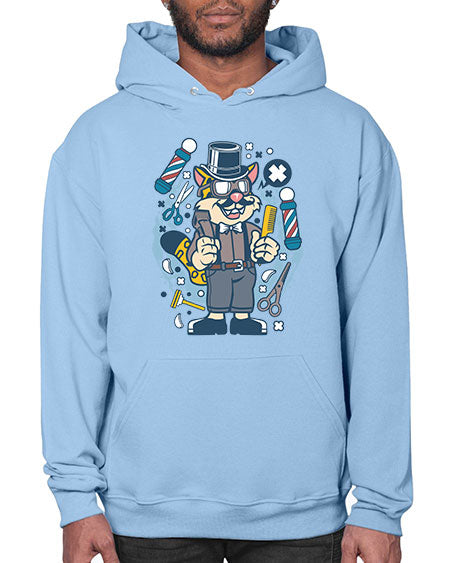 Hipster Barber Leopard836# - barber- Hoodie
