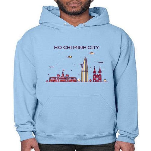HoChiMinh 843# - cities- Hoodie