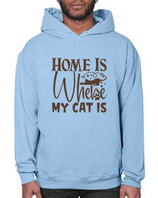 Home Is Where My Cat Is Style 14# - cats- Hoodie