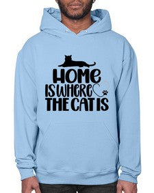 Home Is Where The Cat is Style 93# - cats- Hoodie