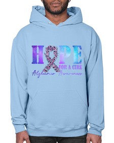 Hope For A Cure AlzheimerS Awareness 163# - alzheimers- Hoodie