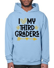 I Love My Third 368# - third grade- Hoodie
