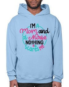 Im A Mom And A Nurse Nothing Style Style 957# - nurse- Hoodie