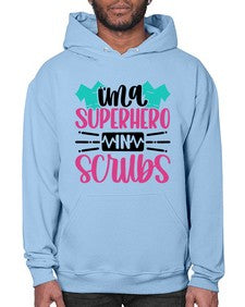 Im A Superhero In Scrubs Style Style 973# - nurse- Hoodie