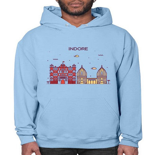 Indore 953# - cities- Hoodie