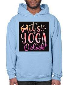It s yoga O clock  345# - yoga- Hoodie