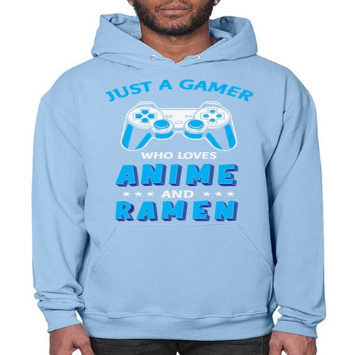 Just A Gamer Who Loves Anime and Ramen 262# - anime- Hoodie