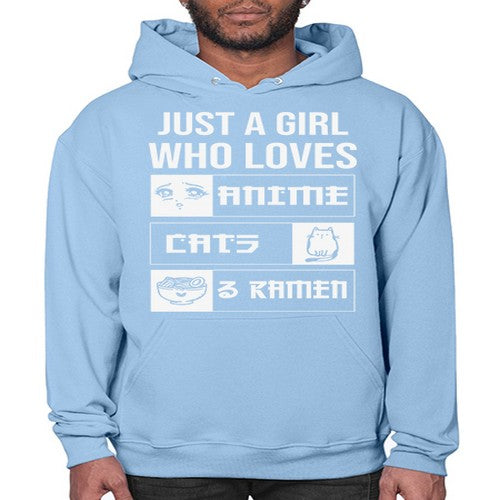 Just A Girl Who Loves 263# - anime- Hoodie