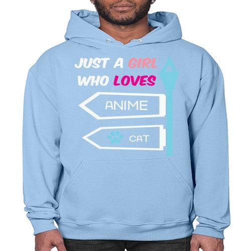 Just A Girl Who Loves Anime 264# - anime- Hoodie