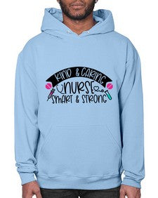 Kind Caring Nurse Smart Strong Style Style 1032# - nurse- Hoodie