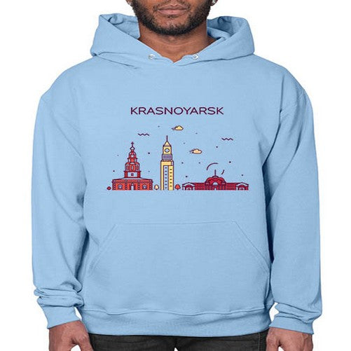 Krasnoyarsk 1087# - cities- Hoodie