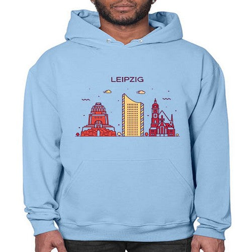 Leipzig 1128# - cities- Hoodie