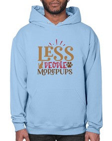 Less People More Pups Style 18# - cats- Hoodie