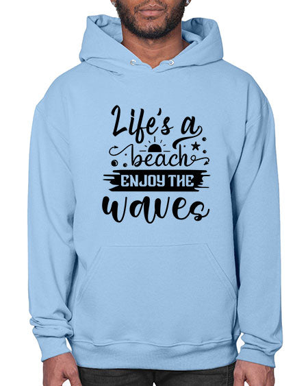 Lifes a beach enjoy the waves 01# - summer- Hoodie