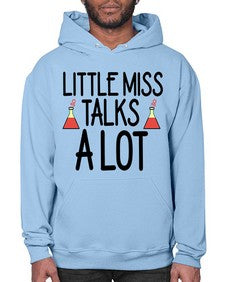 Little miss talks a lot 488# - general school- Hoodie