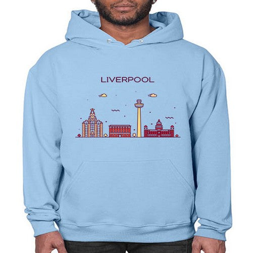 Liverpool 1153# - cities- Hoodie