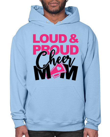 Loud Proud Cheer mom 765# - cheer- Hoodie