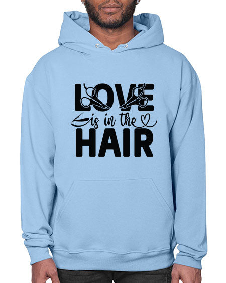 Love Is In The Hair 1071# - hairdresser- Hoodie