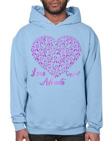 Love Suppor Advocae AlzheimerS 194# - alzheimers- Hoodie
