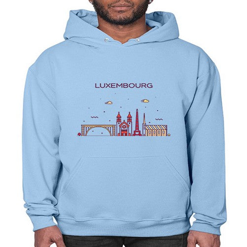 Luxembourg 1191# - cities- Hoodie