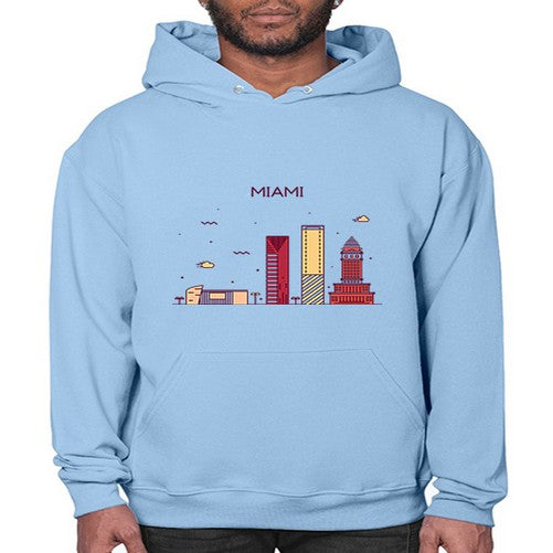 Miami 1285# - cities- Hoodie