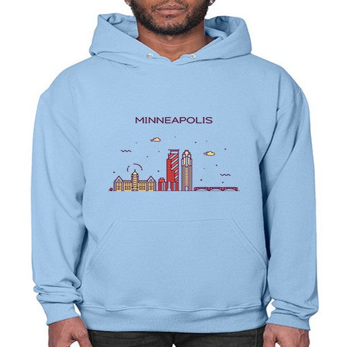 Minneapolis 1307# - cities- Hoodie