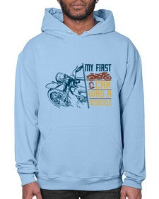 My first car was a motorcycle 47# - motorcycle- Hoodie