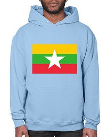 Myanmar 1398# - world flags- Hoodie