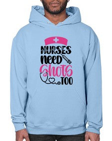 Nurses Need Shots Too Style Style 1252# - nurse- Hoodie