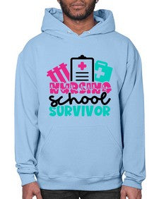 Nursing School Survivor Style Style 1278# - nurse- Hoodie