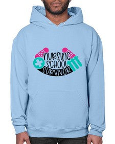Nursing School Survivor Style Style 1280# - nurse- Hoodie