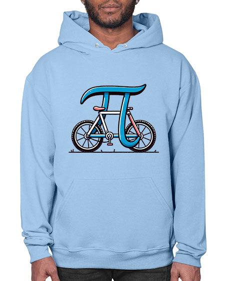 Pi Bicycle Sublimation Design 33# - pi- Hoodie