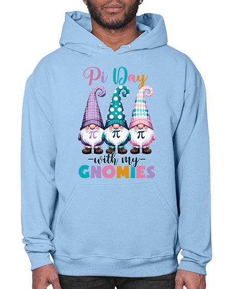 Pi Day Gnomies Funny Teacher 18# - pi- Hoodie