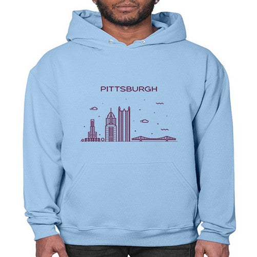 Pittsburgh 1624# - cities- Hoodie